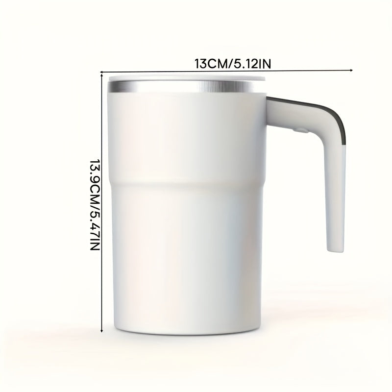 Automatic Self-Stirring Coffee Mug with Temperature Display