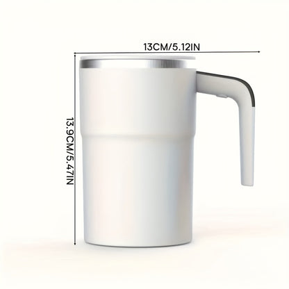 Automatic Self-Stirring Coffee Mug with Temperature Display